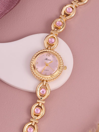 Roselle Pearl Beaded Women’s Watch