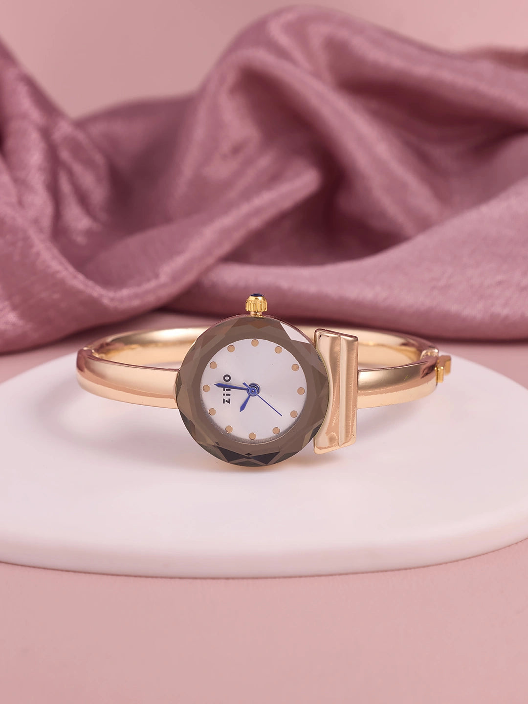 Onyx Halo Cuff Women’s Watch