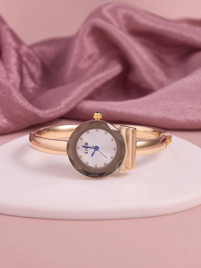 Onyx Halo Cuff Women’s Watch