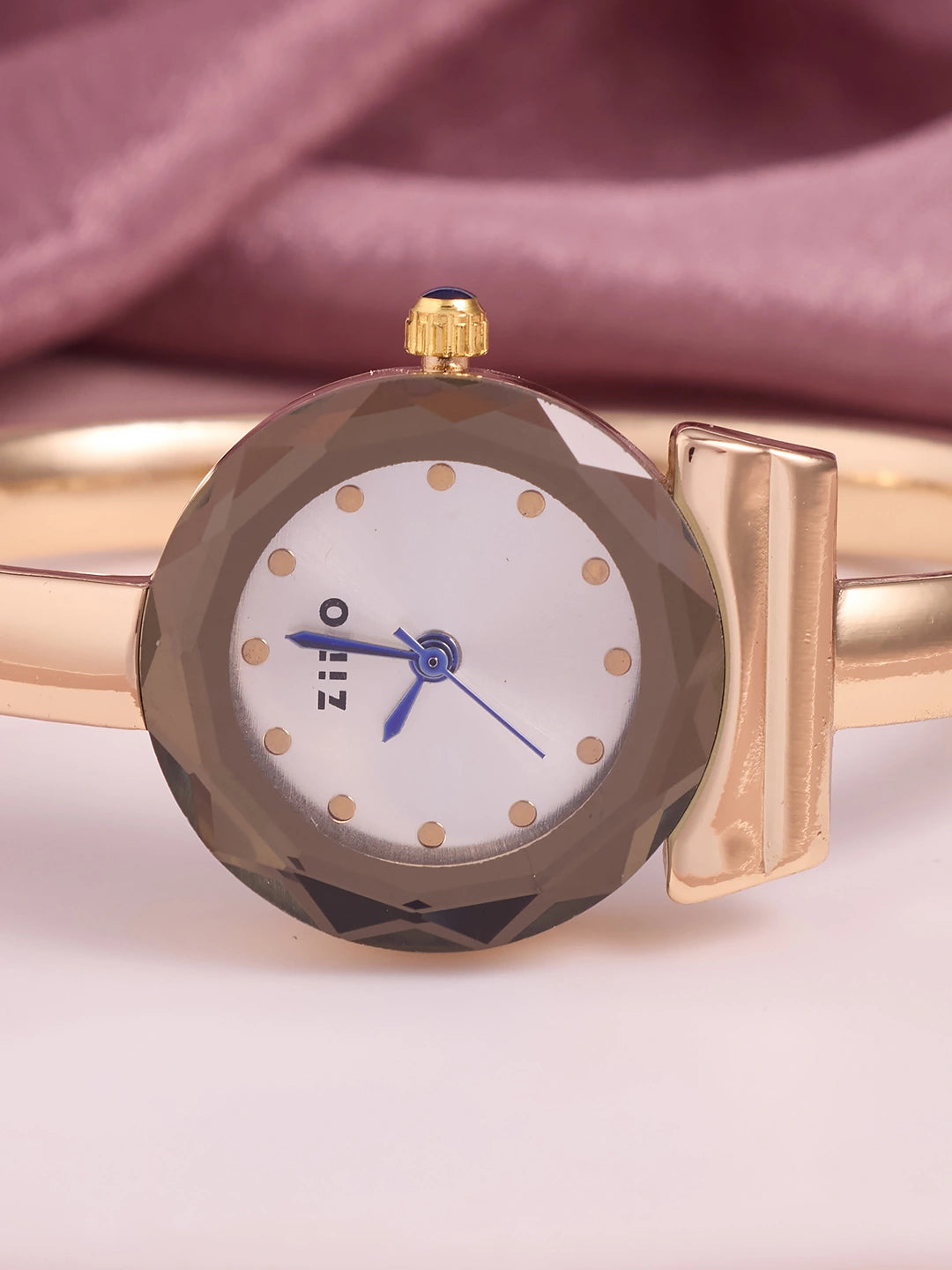 Onyx Halo Cuff Women’s Watch