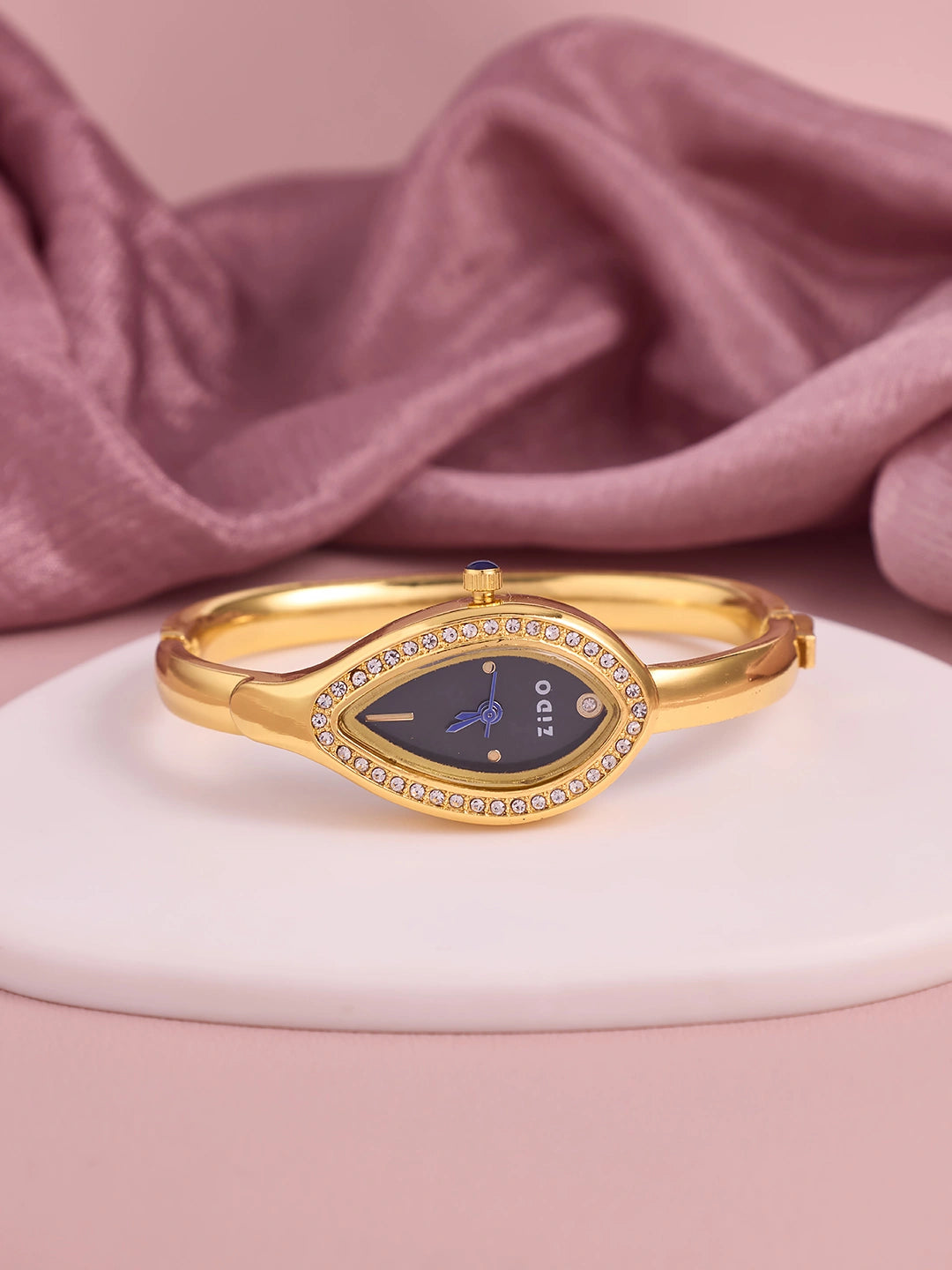 Noir Teardrop Halo Women’s Watch