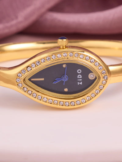 Noir Teardrop Halo Women’s Watch