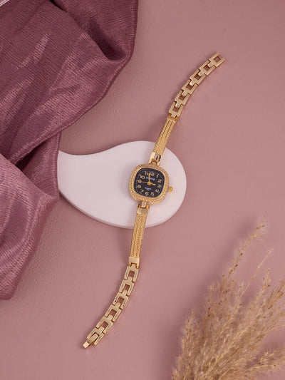 Elara Noir Textured Dial Women’s Watch