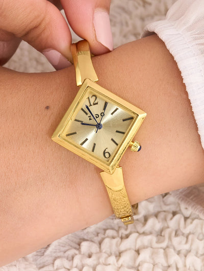Aveline Square Gold Women’s Watch