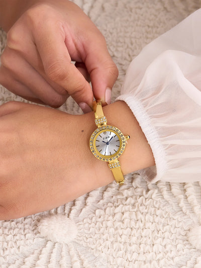 Celestia Halo Round Women’s Watch