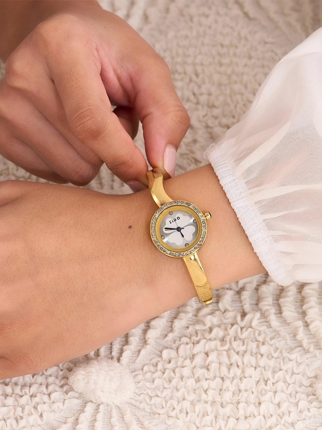 Amara Floral Halo Women’s Watch