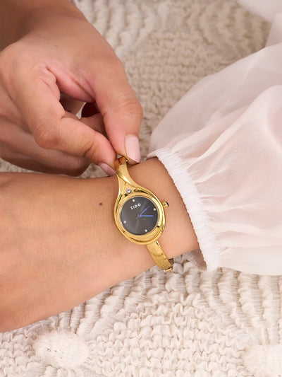Elara Teardrop Grey Dial Women’s Watch