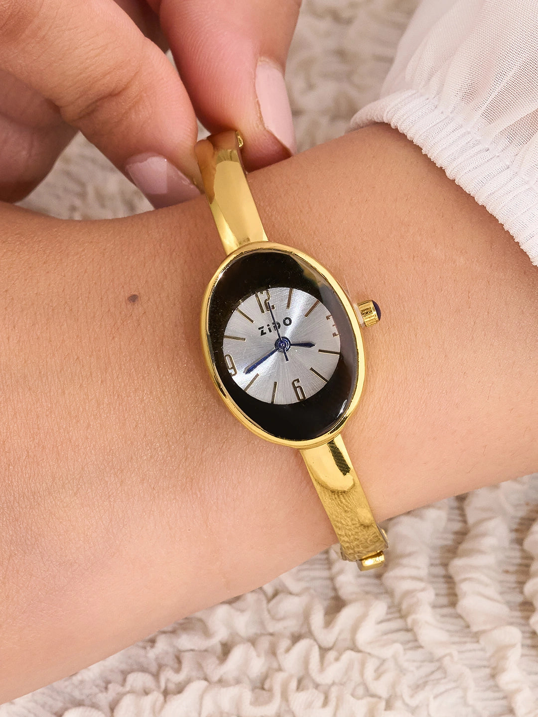 Elowen Noir Oval Women’s Watch