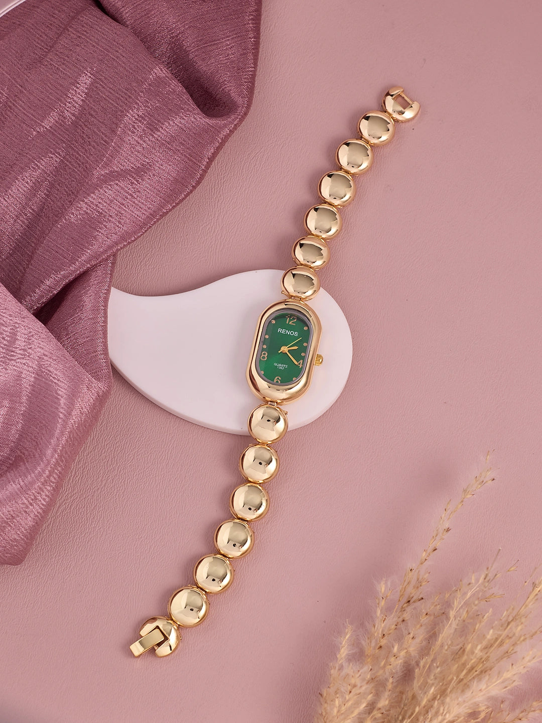 Elara Emerald Charm Women’s Watch