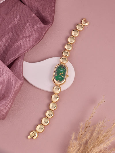 Elara Emerald Charm Women’s Watch