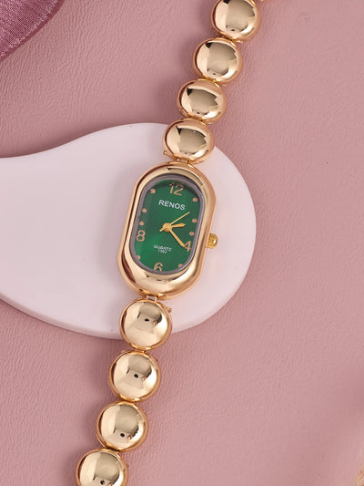 Elara Emerald Charm Women’s Watch