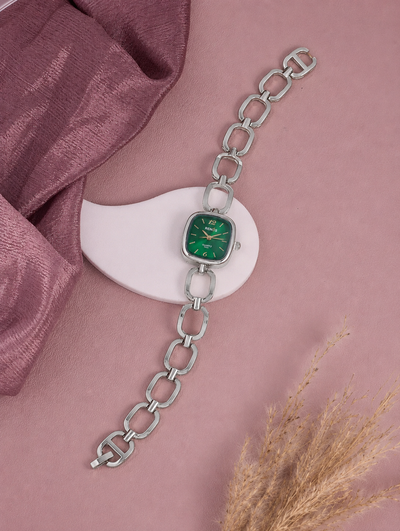 Serena Link Green Women’s Watch