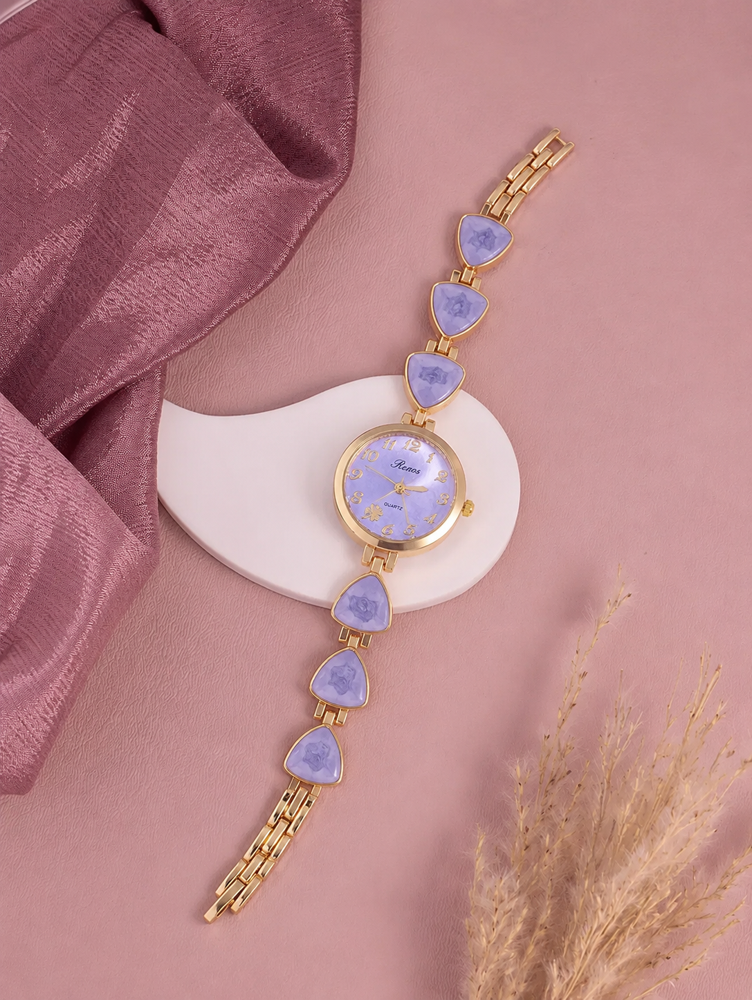 Lavielle Amethyst Link Women’s Watch