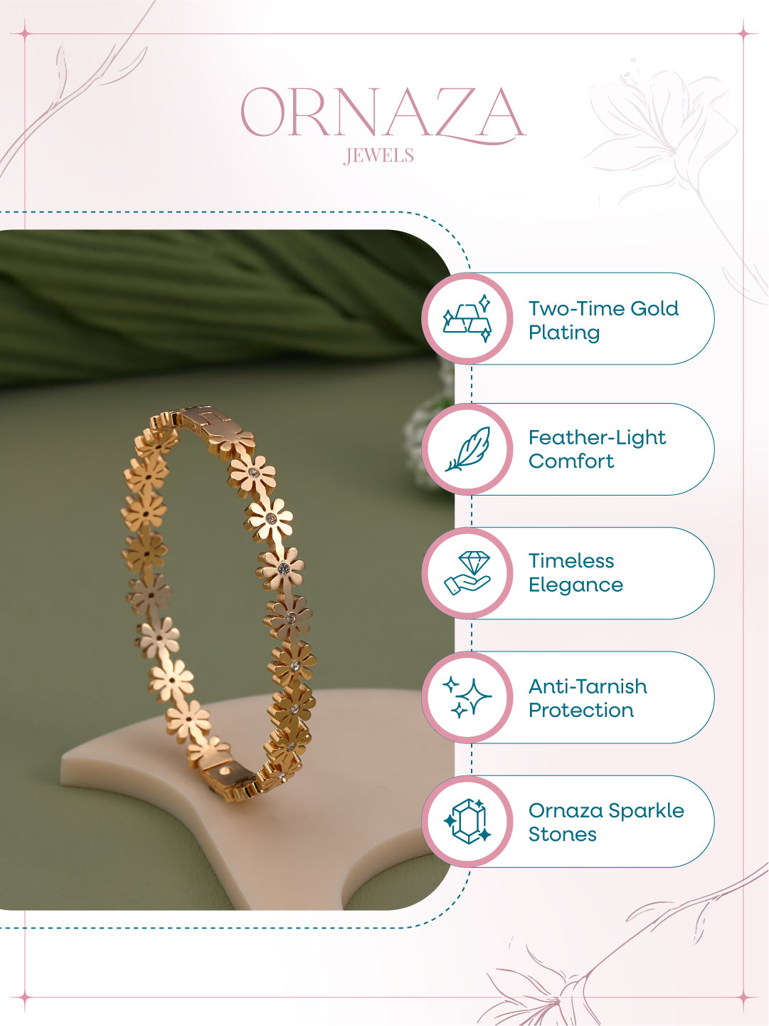 Florielle Daisy Women’s Bracelet