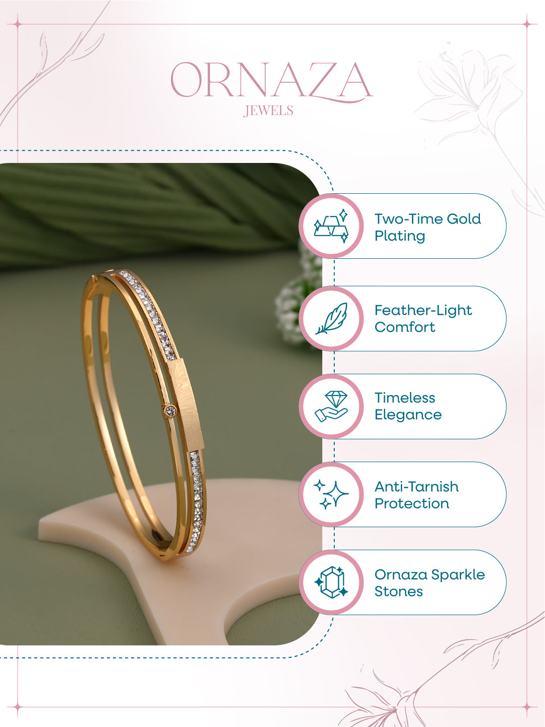 Elara Twinline Women’s Bracelet