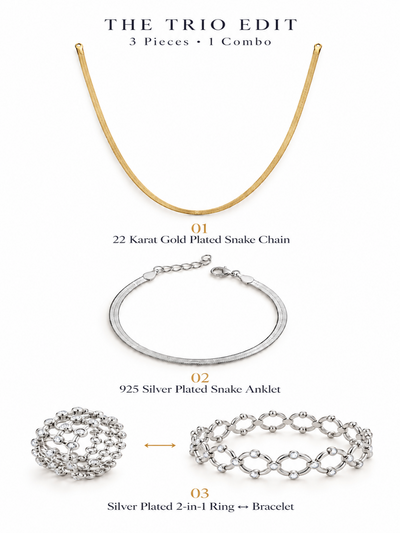 3 Pieces Combo - SILVER
