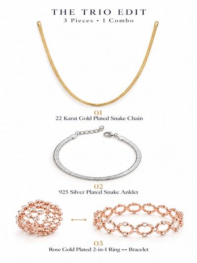 3 Pieces Combo - ROSE GOLD