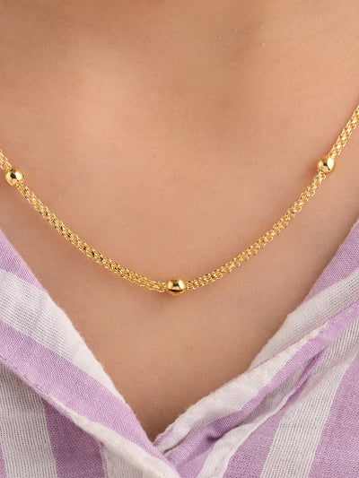 Elara noir Beadline Chain