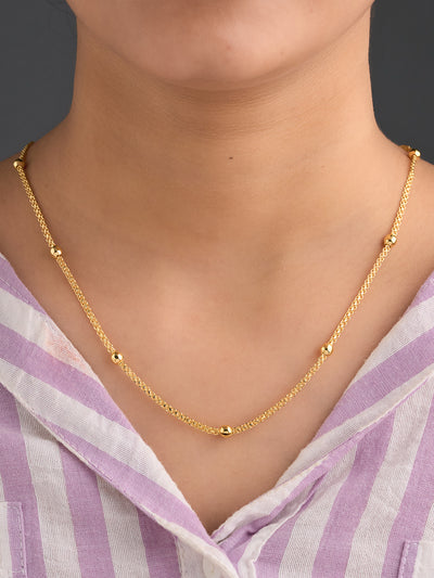 Elara noir Beadline Chain