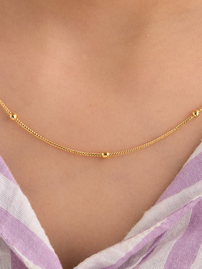 Elara Luxe Beadline Chain