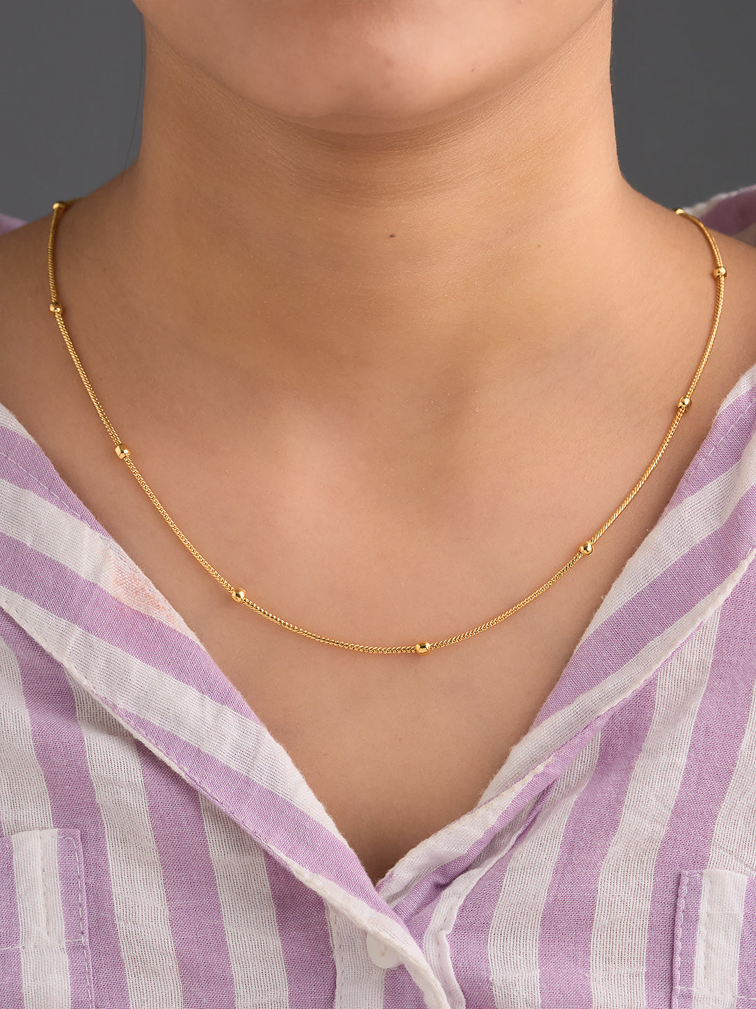 Elara Luxe Beadline Chain