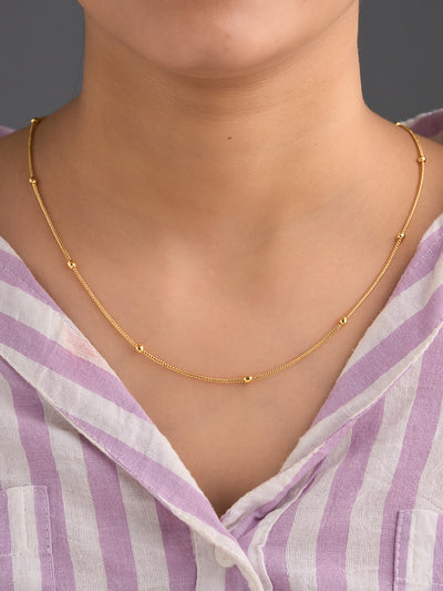 Elara Luxe Beadline Chain