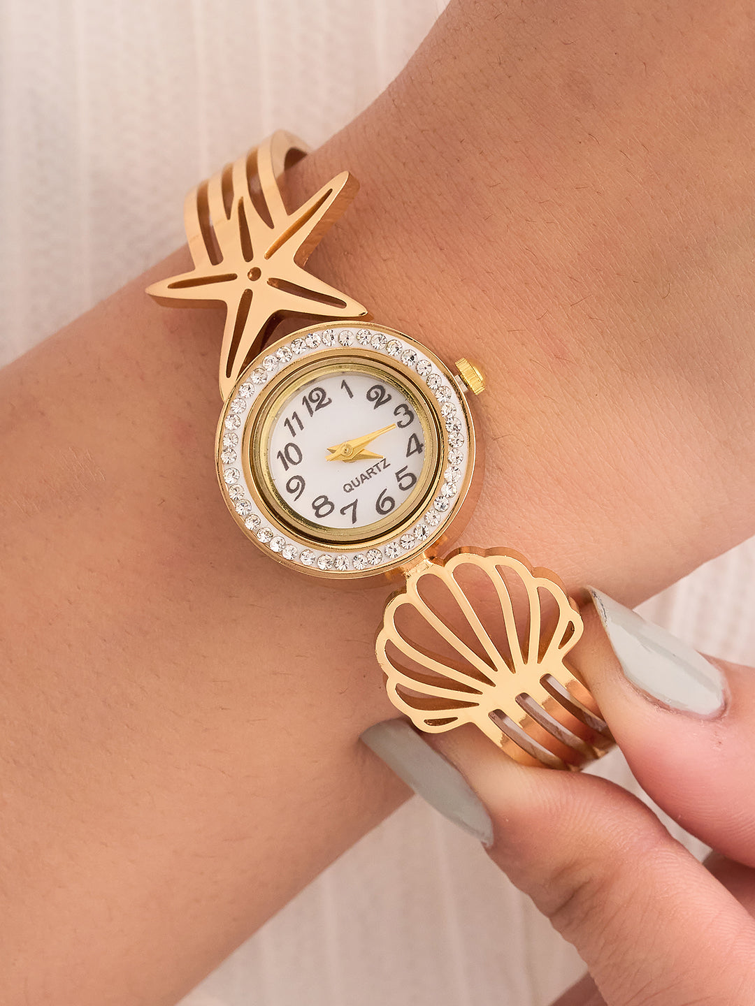 Elvaya Butterfly Cuff Bracelet Watch
