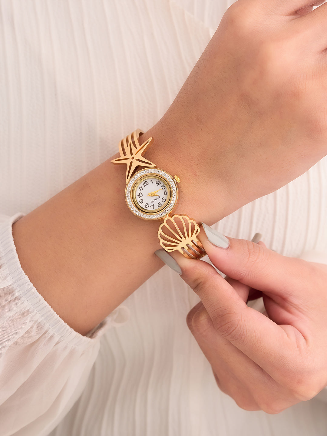 Elvaya Butterfly Cuff Bracelet Watch
