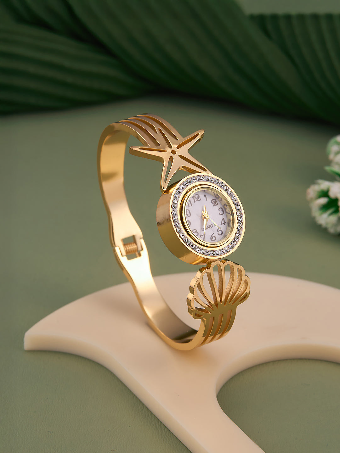 Elvaya Butterfly Cuff Bracelet Watch