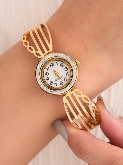 Elvaya Ribbon Luxe Cuff Watch