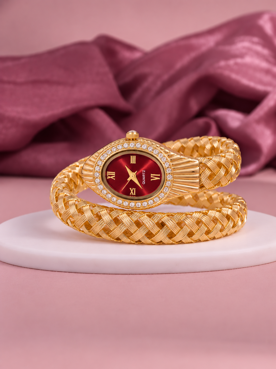 Aurelia Ruby Weave Women’s Watch
