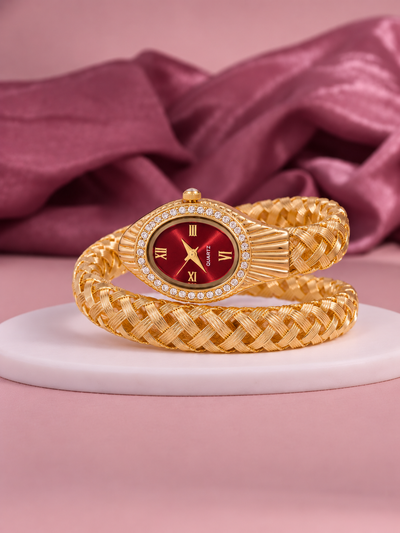 Aurelia Ruby Weave Women’s Watch