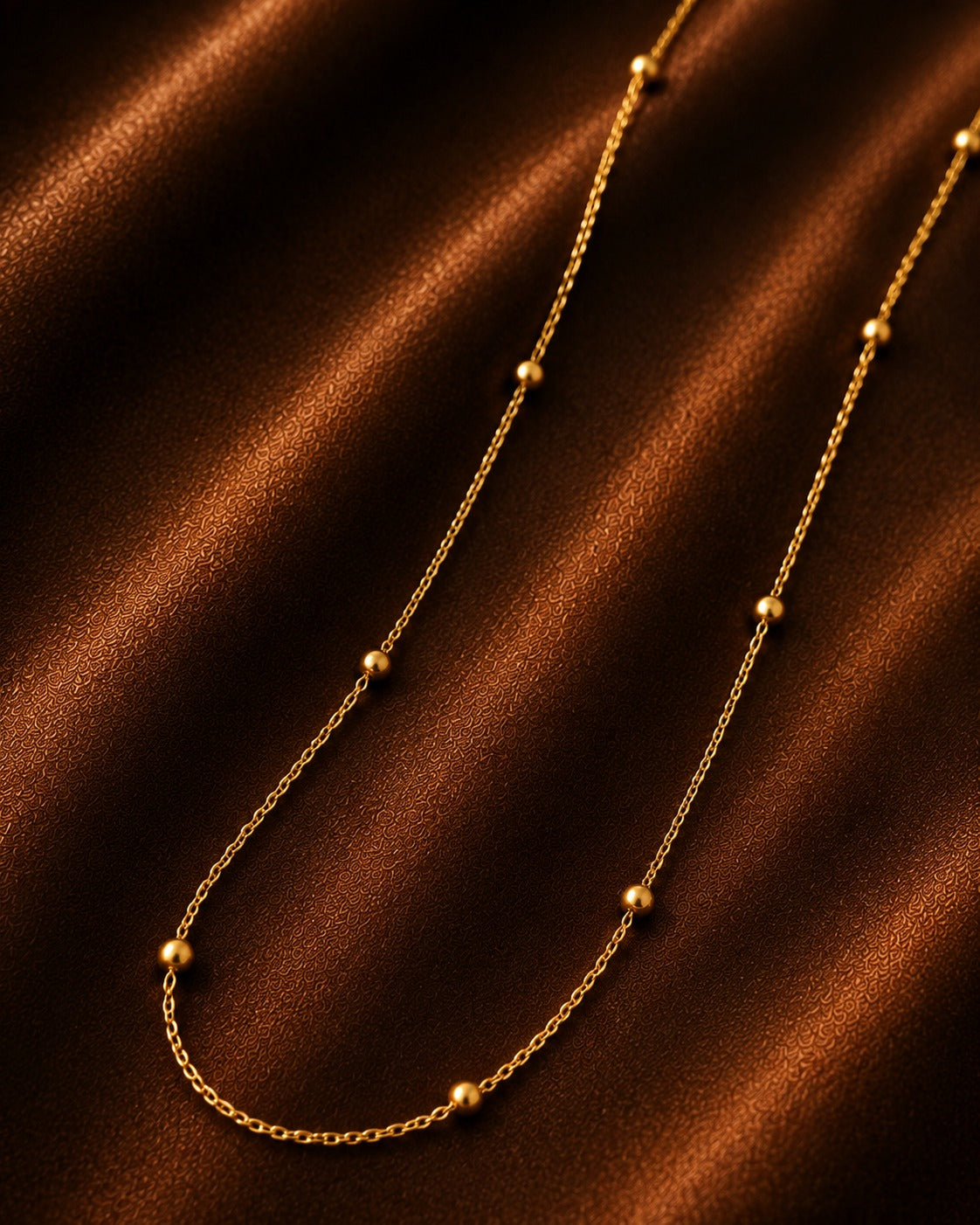 Elara Bead Gold Chain