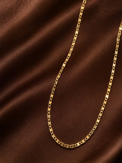 Elara Box Link Gold Chain