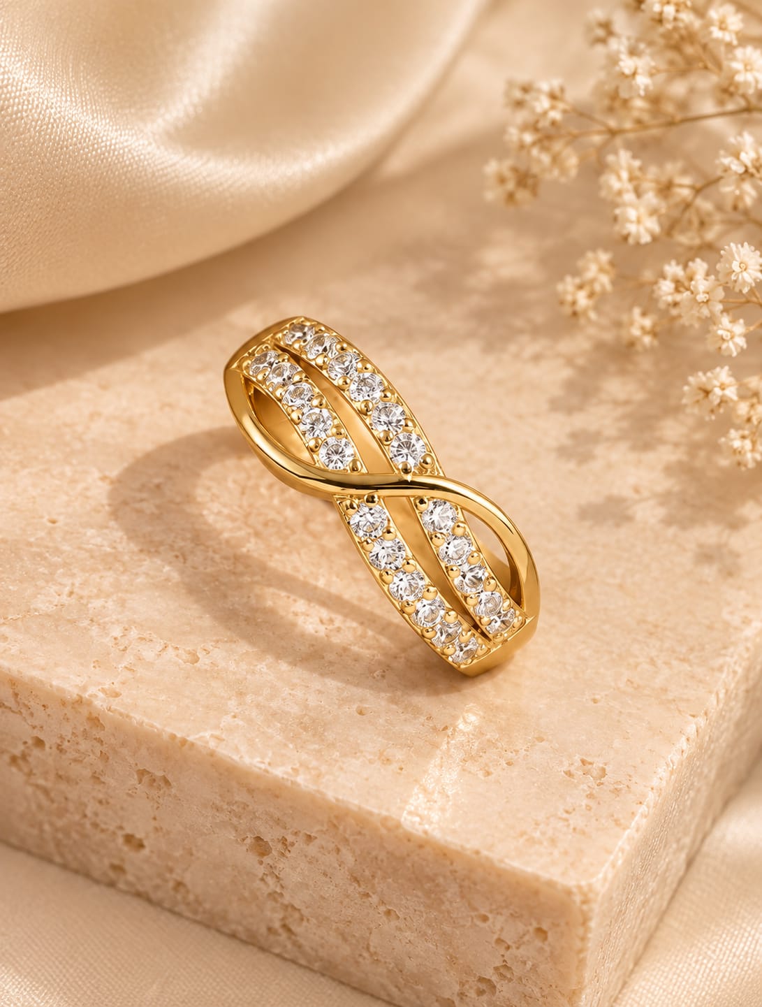Aurelia Infinity Pave Ring
