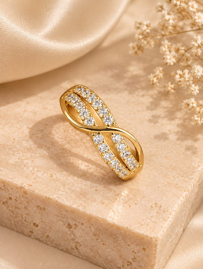 Aurelia Infinity Pave Ring