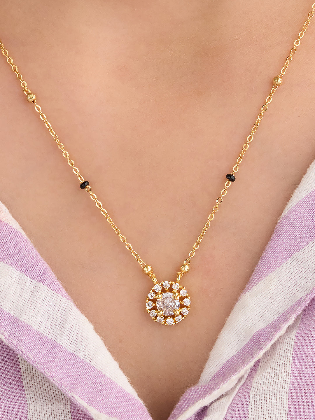 Celestia Halo Charm Mangalsutra