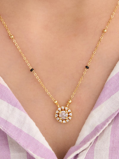 Celestia Halo Charm Mangalsutra