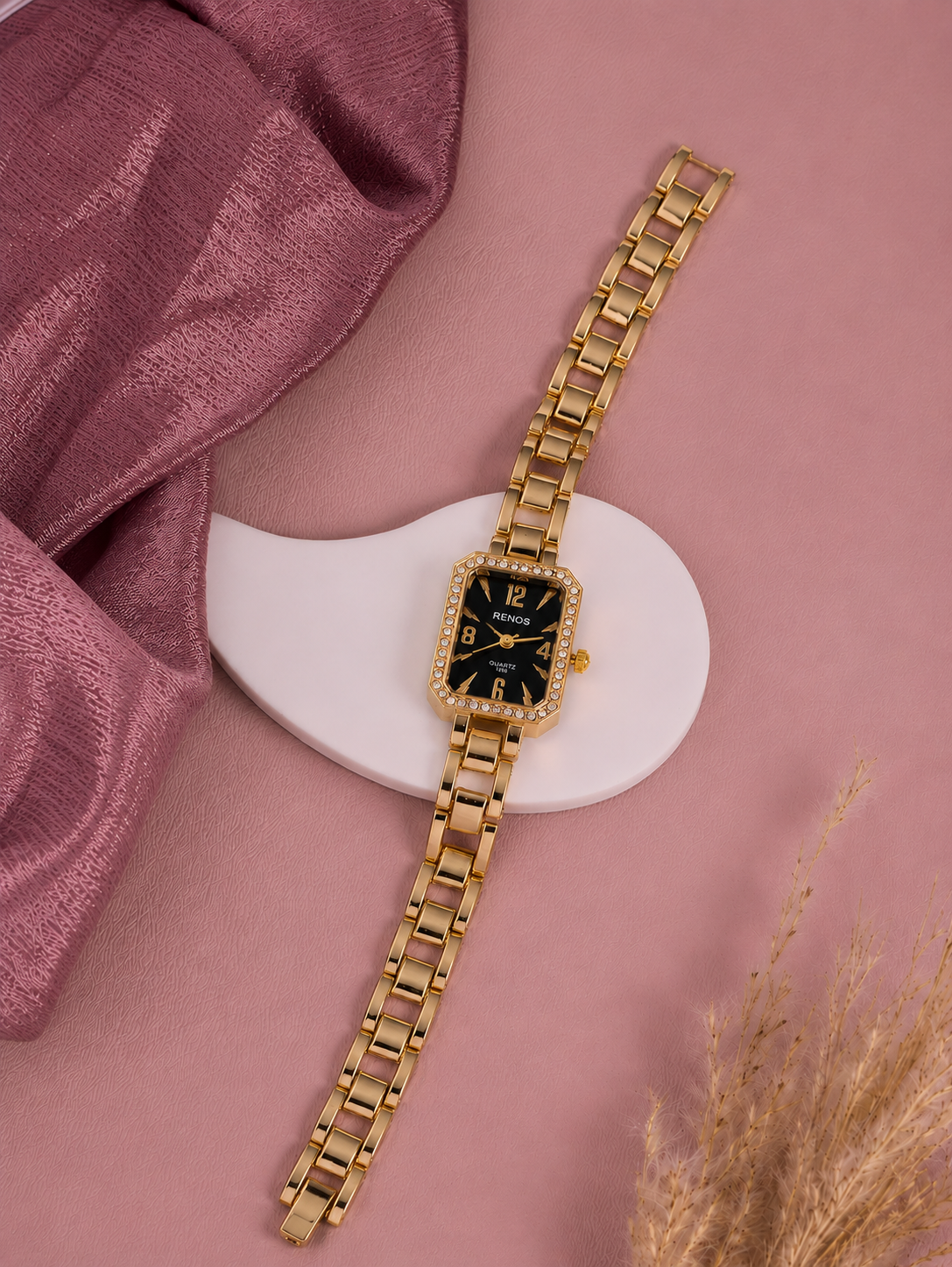 Elara Noir Luxe Women’s Watch