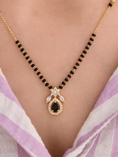 Aurelia Black Drop Mangalsutra